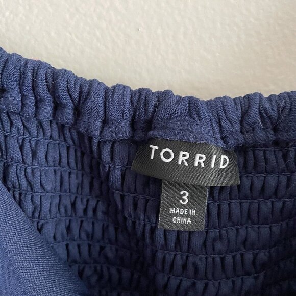 Torrid Navy High-Low Dress - Picture 6 of 10